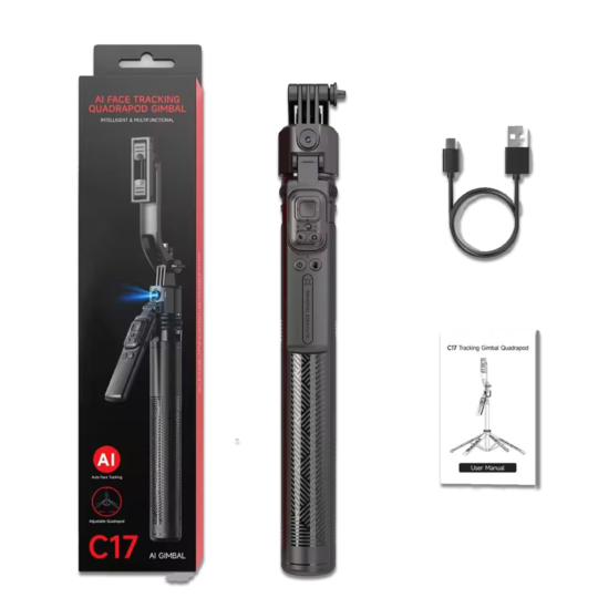 C17 AI Face Tracking Quadrapod Gimbal