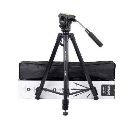 Yunteng VCT-860 Professional Video Tripod with Fluid Pan Head
