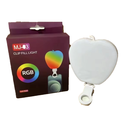 MJ-03 RGB Clip Fill Light (Apple Shape)