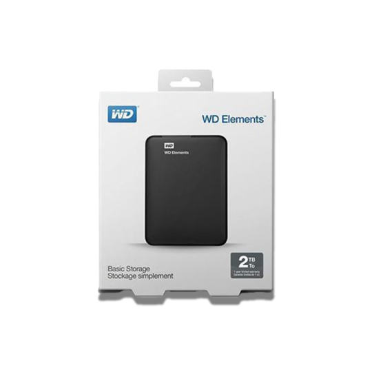 WD Elements 2TB Portable External Hard Drive