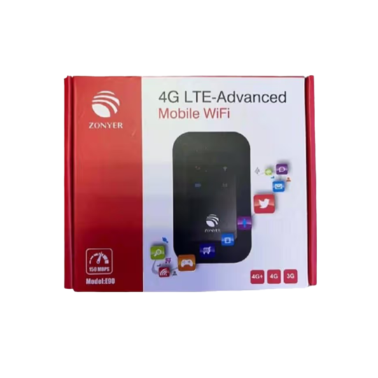 ZONYER 4G LTE-Advanced Mobile WiFi (Model: E90)