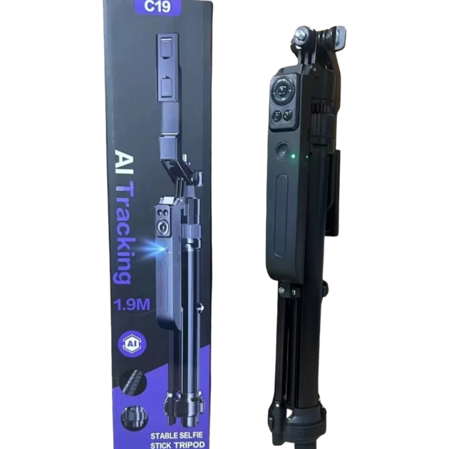 C19 AI Tracking Smart Selfie Stick Tripod (1.9M)