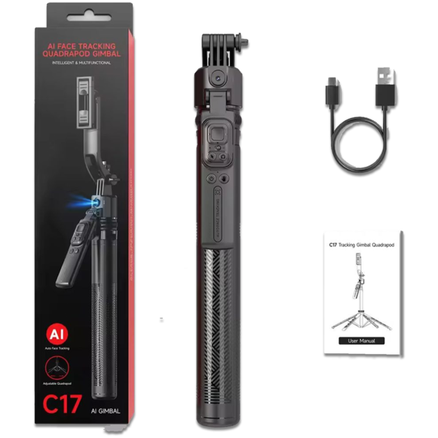 C17 AI Face Tracking Quadrapod Gimbal