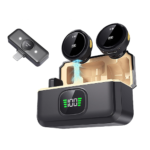 TX Wireless Lavalier Microphone with Dual-Connector Receiver