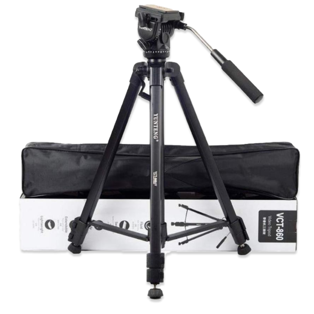 Yunteng VCT-860 Professional Video Tripod & Fluid Pan Head